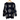 Black and white intarsia knit snowflake sweater - 80s vintage - size 38/20 - NextStage Vintage