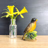 Ceramic hand-painted songbird figurine - vintage decor - NextStage Vintage
