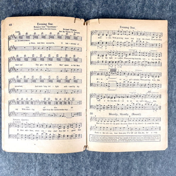 Vintage Songbook lot - set of 3 Cable Company, Tremont, Triumphant - Vintage music bookss