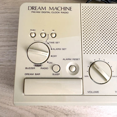 SONY Dream Machine FM/AM Digital Clock Radio - ICF-C2W 1980s Vintage - NextStage Vintage