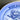 Scenic South Dakota state souvenir plate - 1950s vintage - blue background - NextStage Vintage