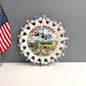 South Dakota Wall Drug souvenir state plate - 1950s vintage - NextStage Vintage