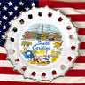 South Carolina state souvenir plate - 1970s road trip souvenir - NextStage Vintage