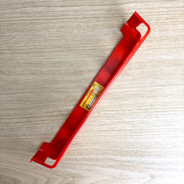 Vintage Lustro-Ware plastic spice holder wall rack with original label - mid-century vintage