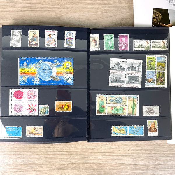 USPS Mint Sets of Commemorative Stamps - 1975-1982 - 8 sets - NextStage Vintage