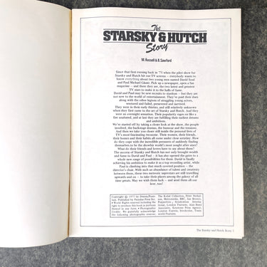 The Starsky & Hutch Story - M. Russell & B. Sawford - 1977 paperback - NextStage Vintage