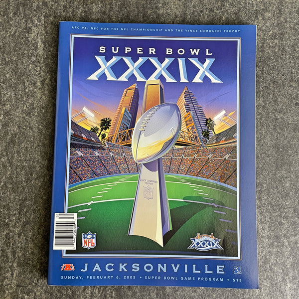 Super Bowl XXVIII and XXXIX programs - Patriots, Eagles, Panthers