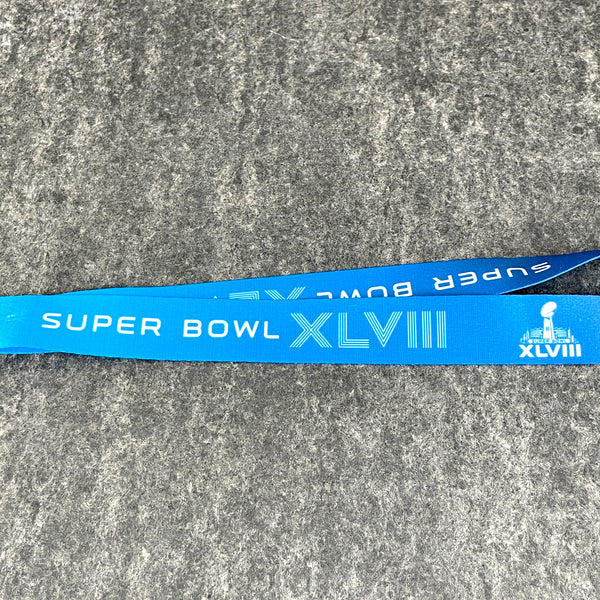 Super Bowl XLVIII "I Was There" lanyard - 2014 - NextStage Vintage