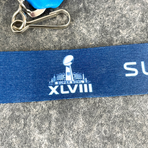 Super Bowl XLVIII "I Was There" lanyard - 2014 - NextStage Vintage