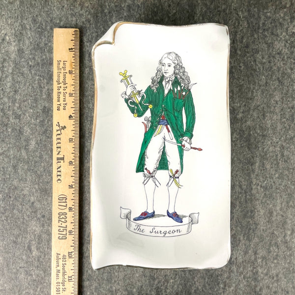 The Surgeon decorative plate - vintage medical decor - NextStage Vintage