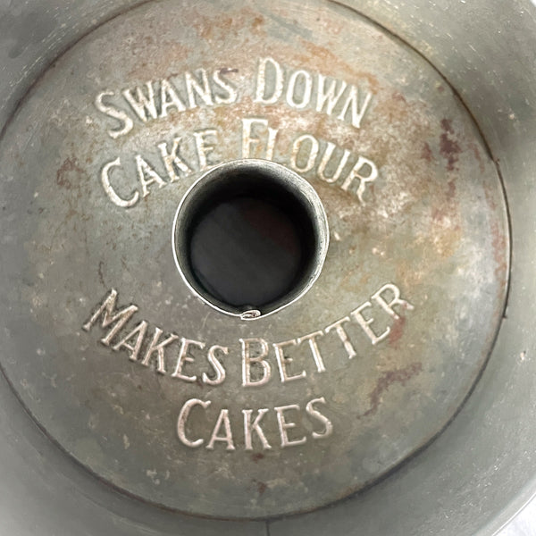 E. Katzinger Co. Swans Down Cake Flour pan - 1920s vintage - NextStage Vintage