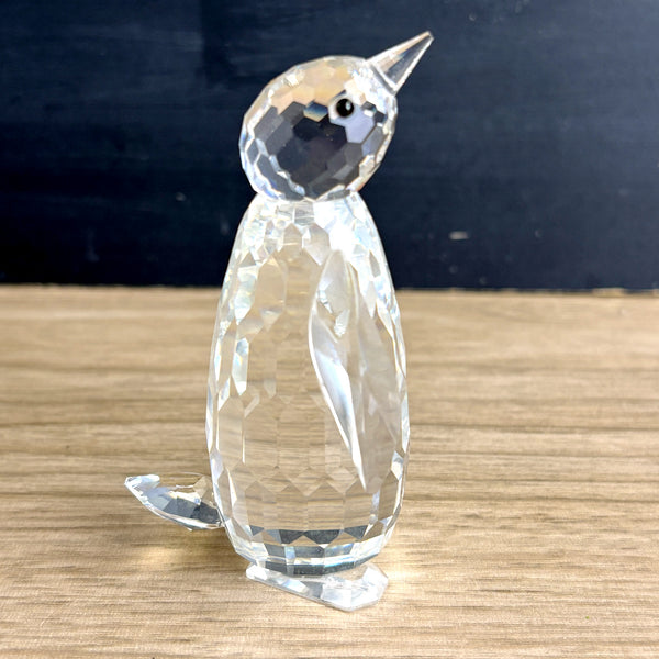 Swarovski Penguin #7643 - crystal collectible - small chip