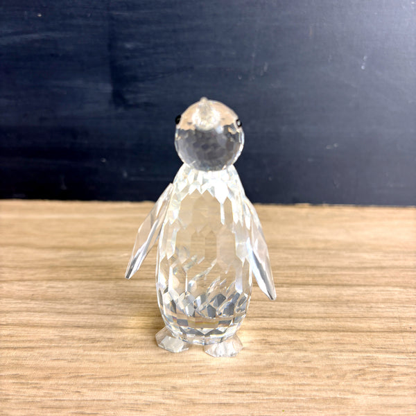 Swarovski Penguin #7643 - crystal collectible - small chip