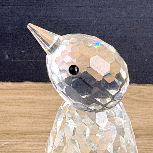 Swarovski Penguin #7643 - crystal collectible - small chip