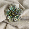 Sweet Romance rhinestone flower brooch - NextStage Vintage