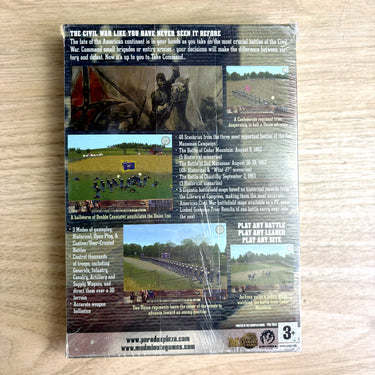 Take Command 2nd Manassas Civil War PC Strategy 2006 Paradox Sealed NOS XP