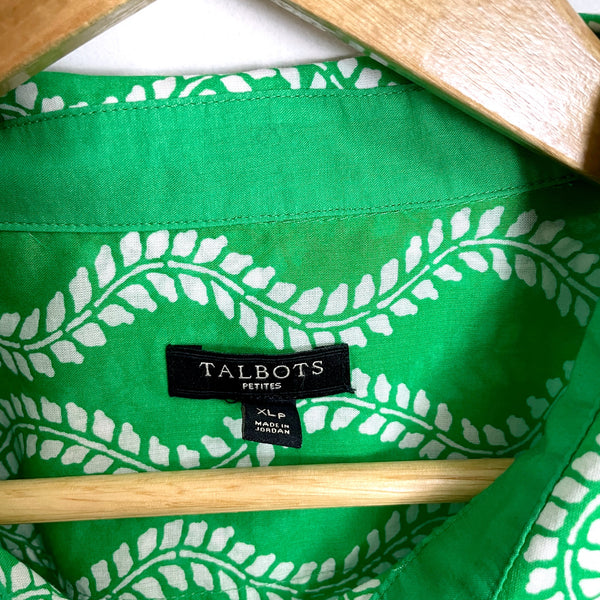 Talbot's summer button down shirt - size XLP - NextStage Vintage