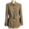 Vintage Talbots belted tan houndstooth check hunt jacket - size 10 - NextStage Vintage