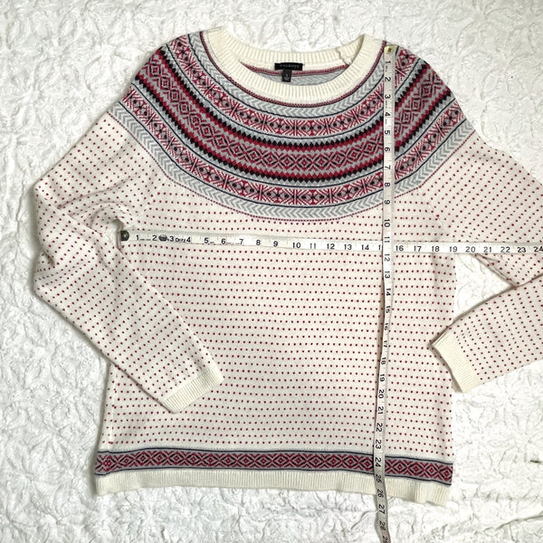 Talbot's wool blend nordic sweater - size large - NextStage Vintage