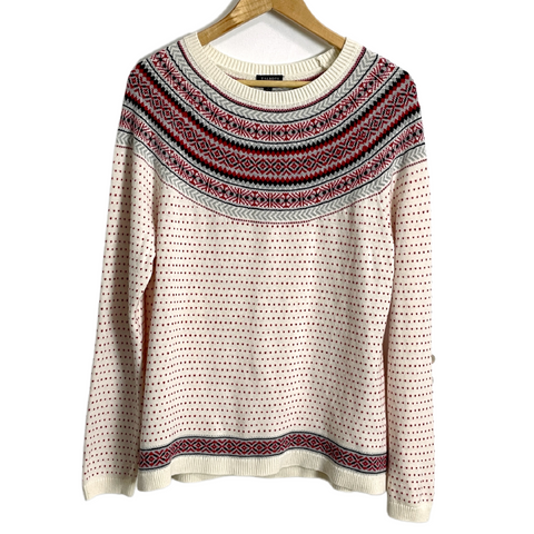 Talbot's wool blend nordic sweater - size large - NextStage Vintage