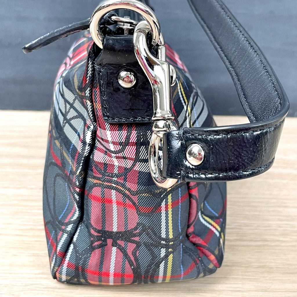Coach Poppy Blue Sequin Spotlight Purse w/ Disco Ball Bag Charm XL | eBay