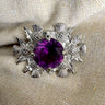 Scottish Art Pewter Thistle Brooch - Hamish Dawson-Bowman - Celtic Costume Jewelry - NextStage Vintage