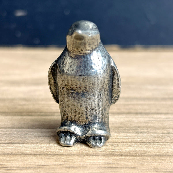 Tinn-Per Norway pewter penguin figurine