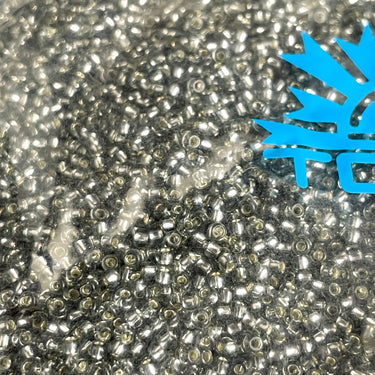 Toho 11/0 round seed beads color 29B - silver lined gray - 250g - NextStage Vintage
