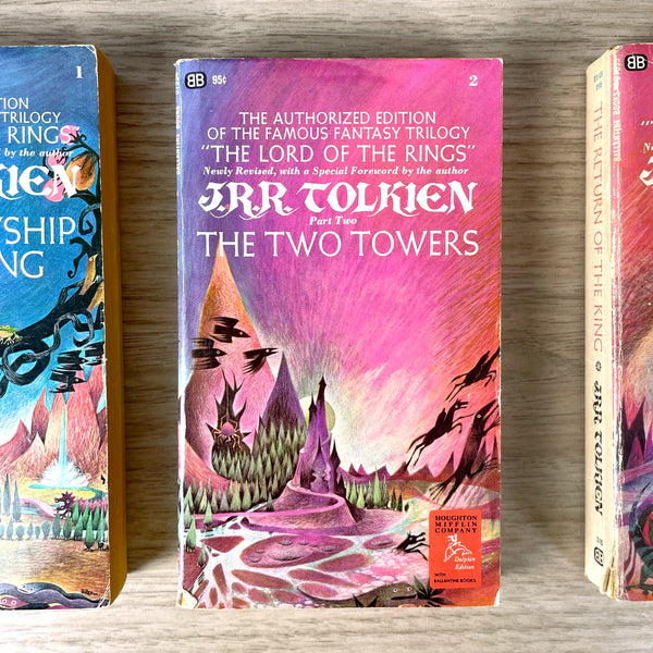 Lord of the Rings trilogy boxed set - 1970s paperbacks - NextStage Vintage