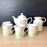 Toscany Spring tulip tea set collection - 7 pieces - NextStage Vintage
