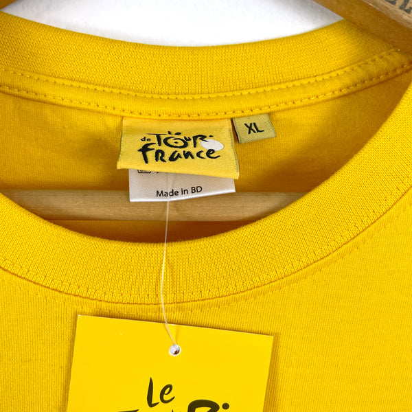 Le Tour de France vintage yellow t shirt - NWT - size XL - NextStage Vintage