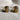 Tourmalated quartz post pierced earrings - gold vermeil setting - NextStage Vintage