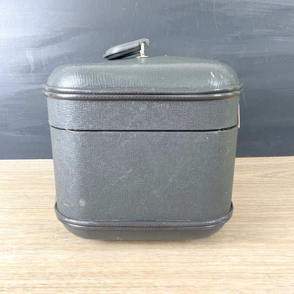 XtraLite dark gray train case - vintage suitcase - NextStage Vintage