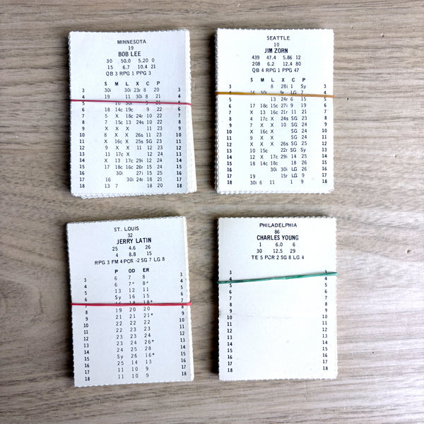 1977 TSG 1: Pro Football game team cards and instruction booklet