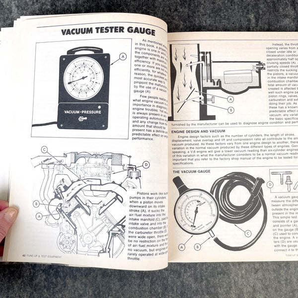 Basic Automotive Tune-Up & Test Equipment - Petersen's - 1974 paperback - NextStage Vintage