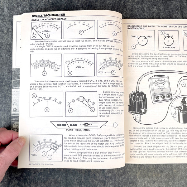 Basic Automotive Tune-Up & Test Equipment - Petersen's - 1974 paperback - NextStage Vintage