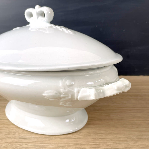 Antique crown handle mix and match decorative tureen - antique china - NextStage Vintage