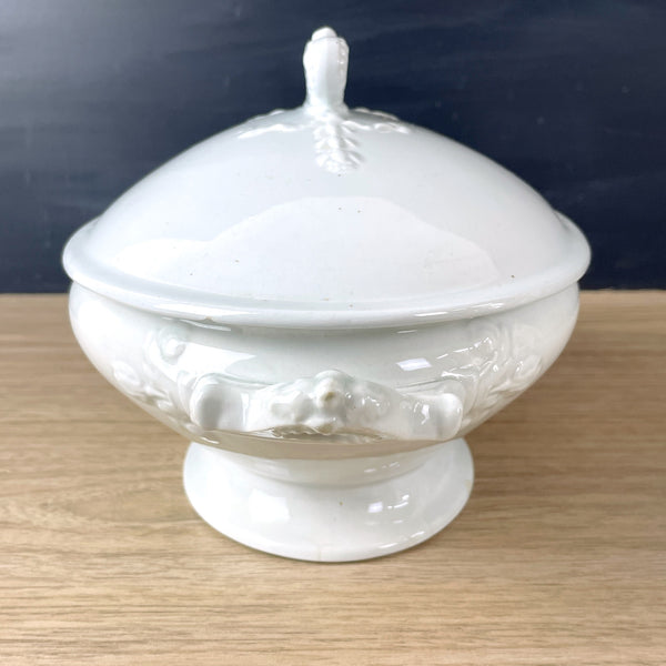 Antique crown handle mix and match decorative tureen - antique china - NextStage Vintage