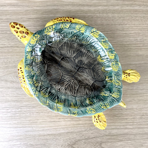 Fitz and Floyd OCI Omnibus sea turtle shallow plate - vintage decor