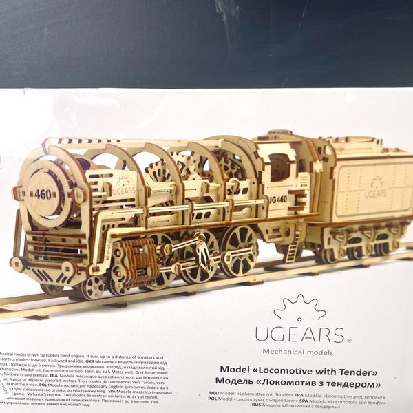 UGEARS mechanical models locomotive with tender - NIP - NextStage Vintage