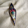Ungaro Paris multicolor enamel brooch - vintage designer costume jewelry - NextStage Vintage
