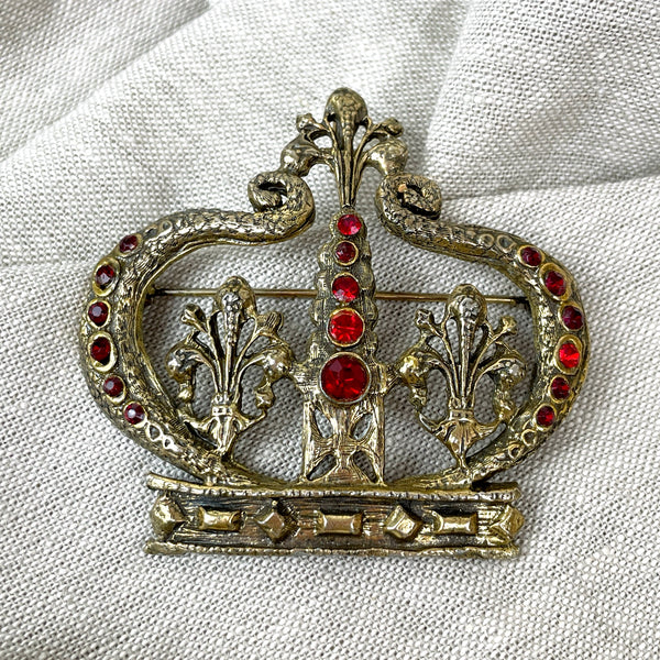 Vans Authentics large crown pin / pendant - 1960s vintage