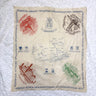 Västmanland, Sweden souvenir scarf or table square - vintage travel souvenir - NextStage Vintage