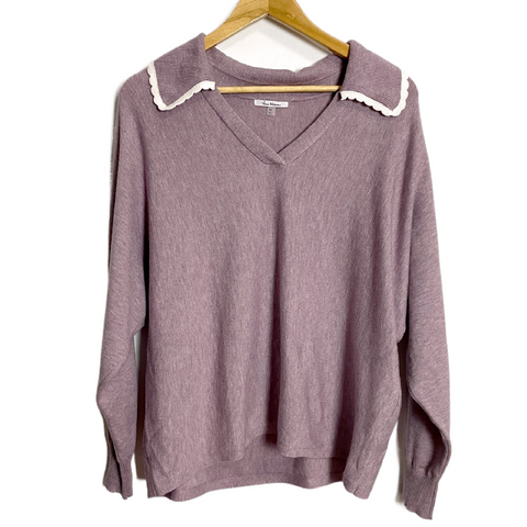 Vila Milano heathered lavender sweater - size XL - NextStage Vintage