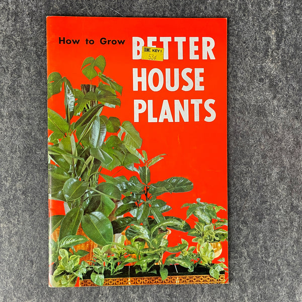 Houseplant care booklets and wheel - 1970s vintage