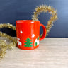 Waechtersbach stoneware Reindeer Village mug - 1990s vintage Christmas - NextStage Vintage