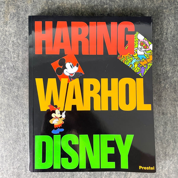 Haring, Warhol and Disney exhibition book, buttons and coloring book -1990s vintage - NextStage Vintage