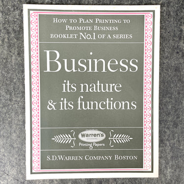 S.D. Warren Company "How to Plan Printing to Promote Business" - 5 booklets - 1961 - NextStage Vintage