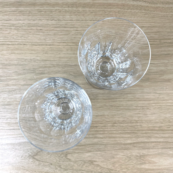 Waterford Crystal Grafton St Bolton water goblet / red wine glass - a pair - NextStage Vintage