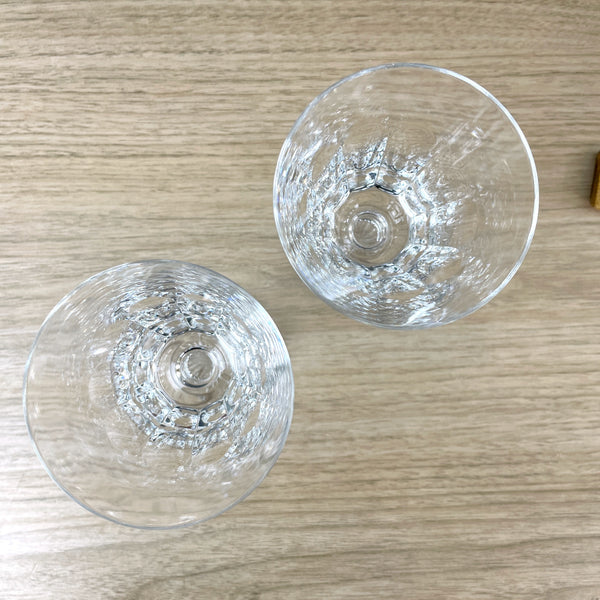 Waterford Crystal Grafton St Bolton white wine glasses - a pair - NextStage Vintage